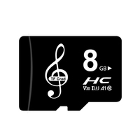 Tarjeta de Memoria Micro SD de 8GB con Adaptador, Clase 10 U3 V30, Alta Velocidad, Mini TF, para Smartphone, Cámara, Tablet, MP3, MP4