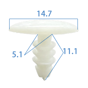 Clips de fixation universels de haute qualité pour joints de porte de voiture, capots et rebords de coffre avant, centraux et arrière - Product Image 1