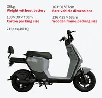 Vélo électrique pas cher 48V 2 places, vélo électrique 350W, vélo électrique pour trajets urbains, vélo électrique pour la ville en Amérique du Sud