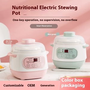 1L gốm nắp lập trình Nồi nấu chậm với sous vide chức năng cho 1-2 người USB powered ký túc xá sử dụng năng lượng hiệu quả lớp Một - Product Image 3