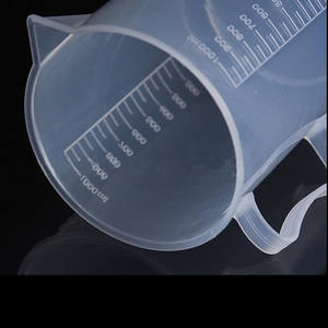 Hiju 1000 मिलीलीटर डिस्पोजेबल प्लास्टिक बीकर प्रयोगशाला और थोक में निर्मित चिकित्सा उपयोग के लिए टिकाऊ - Product Image 3