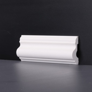 Accesorios para pisos Color blanco puro <span class=keywords><strong>de</strong></span> alta densidad 10cm Altura PS Zócalo para esquina <span class=keywords><strong>de</strong></span> piso - Product Image 4