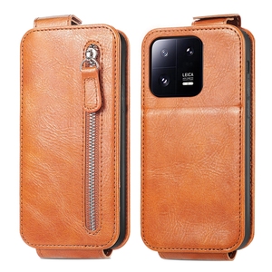 Étui à rabat avec fermeture éclair pour Xiaomi 13 13 Pro, pour Xiaomi POCO M5 4G étui portefeuille haut et bas - Product Image 4