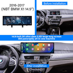 Pantalla de Coche Android X1 de 14.9 Pulgadas con Navegación GPS, WIFI, Apple CarPlay, Android Auto y Pantalla Dividida para <span class=keywords><strong>BMW</strong></span> NBT X1 2016-2017 - Product Image 2