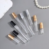2ml 3ml 5ml 10ml Mini flacon pulvérisateur vide clair en verre brume fine rechargeable Mini flacon de parfum atomiseur de parfum