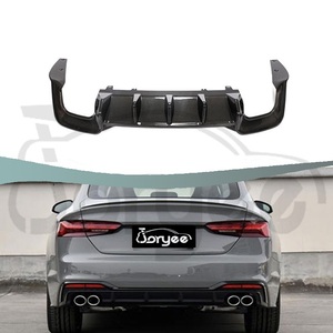 Diffuseur de pare-chocs arrière en fibre de carbone RS Joryee Kit de carrosserie d'échappement Spoiler Pièces de voiture pour <span class=keywords><strong>Audi</strong></span> <span class=keywords><strong>A5</strong></span> <span class=keywords><strong>Quattro</strong></span> 2020-2021 Tuning Accessory - Product Image 2