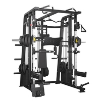 Machine multifonctionnelle Iron Smith, Power Cage, Cable Crossover, Gantry, Rack à Squat, Équipement de musculation commercial, Charge maximale 600 kg