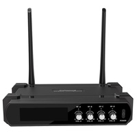 Système de micro sans fil UHF professionnel XTUGA K48 pour karaoké, microphone de conférence portable avec fonction de mise en sourdine automatique