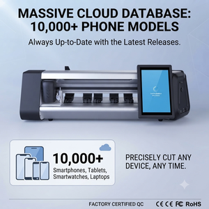 Machine <span class=keywords><strong>de</strong></span> découpe automatique <span class=keywords><strong>de</strong></span> films <span class=keywords><strong>de</strong></span> protection d'écran mobiles à épaisseurs variables, avec réglage automatique <span class=keywords><strong>de</strong></span> la profondeur <span class=keywords><strong>de</strong></span> coupe et <span class=keywords><strong>de</strong></span> la pression <span class=keywords><strong>de</strong></span> la lame illimitée - Product Image 4