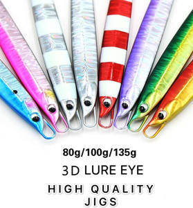 FUNADAIKO 80g 100g 135g gabarit leurre revêtement lumineux <span class=keywords><strong>poisson</strong></span> leurre <span class=keywords><strong>dessin</strong></span> rapide plaque de fer gabarit en métal - Product Image 6