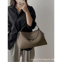 Sac bandoulière en cuir véritable pour femme, modèle Pillow Bag, avec deux sangles, luxe léger, idéal pour l'hiver, pour le commerce transfrontalier