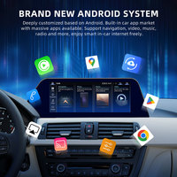 Reproductor Multimedia Android de 12.3'' para BMW X5 X6 F15 F16 2018 EVO HD 1920x720 Pantalla IPS Antideslumbrante con Luz Azul, GPS, Radio para Auto, CarPlay