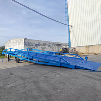 Rampe de chargement mobile pour chariot élévateur, rampe de levage hydraulique en acier robuste, portable et mobile, vente en gros d'usine, avec certifications CE ISO