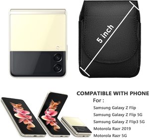 Étui de téléphone portable avec clip de ceinture pour Samsung Galaxy Z Flip 7 FE 7 6 5 4 <span class=keywords><strong>3</strong></span> <span class=keywords><strong>Motorola</strong></span> <span class=keywords><strong>Razr</strong></span> 40 Ultra - Product Image 3