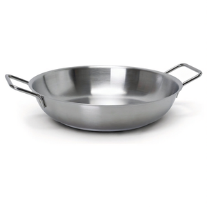 Padella in Acciaio Inox 32Cm Serie 9200, Finitura Cromata Satinata, Compatibile con Piani a <span class=keywords><strong>Induzione</strong></span>, Gas ed Elettrici - Product Image 2