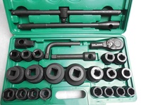 Jeu de douilles à cliquet 26 pièces 3/4, outils de réparation automobile, jeu de douilles à chocs, entretien de camions