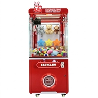 Machine à griffes de type arcade, modèle populaire, transparente, à monnayeur, pour parc d'attractions, avec fente à pièces, 110V