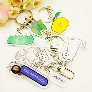 Wholesale Manufacture Keychain Custom Acrylic Keychain Custom <b>Key</b> <b>Holders</b> with Charm - Product Image 5