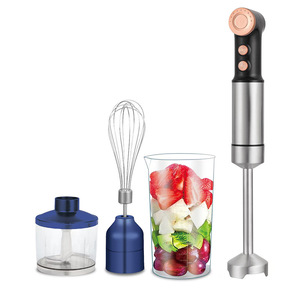 Hand Blender Multi Functional Electric With Double Blades For Baby Food And Egg Beating Stainless Steel Housing - Product Image 2