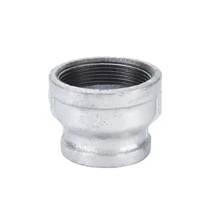High Quality Malleable Iron Pipe Fittings Gb Galvanized Reducing M&F Socket For Pipeline Convey Oil Water Gas