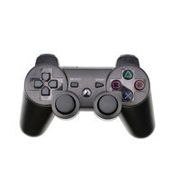 Manette de jeu sans fil BT à double moteur de vibration avec câble USB