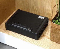 Coffre-fort à armes à feu biométrique portable de haute qualité avec lecteur d'empreintes digitales, coffre-fort mural avec empreinte digitale