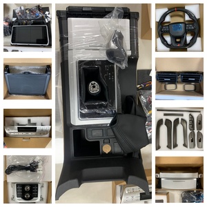 Kit de mise à niveau intérieur pour Prado LC150 2010-2017, grand écran et volant en ABS, écran Android monocolore - Product Image 4