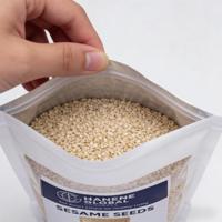 Graines de sésame blanches naturelles mélangées - Doublement nettoyées, teneur élevée en huile 45-50%, pour tahini et confiserie, stockage à sec, durée de conservation 1-2 ans