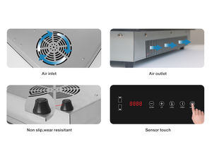 Cuisinière à induction verticale DOMINO double double 2 zones cuisinière électrique - Product Image 5