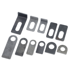 Soporte angular de acero al carbono de forma irregular, herrajes de soldadura duraderos para persianas - Product Image 1