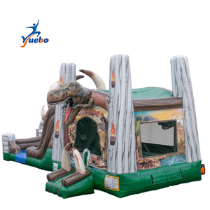 Castillo Inflable de Dinosaurios, Castillo Inflable con Tobogán, Castillo Inflable Pequeño, Combo de Brincolín Inflable - Product Image 2