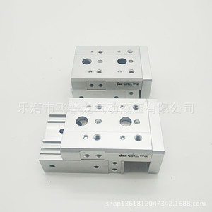 Guide linéaire série Mxs, corps en aluminium, type piston pneumatique, taille standard - Product Image 3