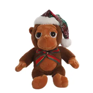 custom CPC CE monkey plush stuff animals OEM/ODM gorilla plush toy with low price and moq plush gorilla