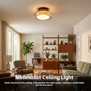 <span class=keywords><strong>LED</strong></span>-Deckenleuchte Minimalistisch Schlafzimmer Arbeitszimmer Zuhause Runde Deckenbeleuchtung Wohnzimmer Esszimmer Deckenlampe - Product Image 2