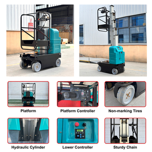 Boomstar Autopropulsé 6m 7.5m Plate-forme de travail aérien Construction <span class=keywords><strong>Man</strong></span> Lifter Équipement de levage en alliage d'aluminium avec CE - Product Image 4