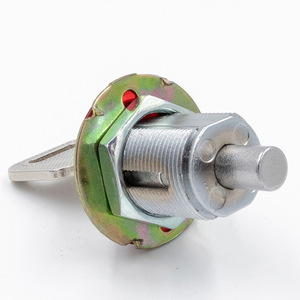 Zinc Alloy <b>Push</b> <b>Button</b> <b>Lock</b> Cylindrical Telescopic Spring <b>Lock</b> Cabinet <b>Door</b> Mortise <b>Lock</b> Industrial Design Durable - Product Image 4