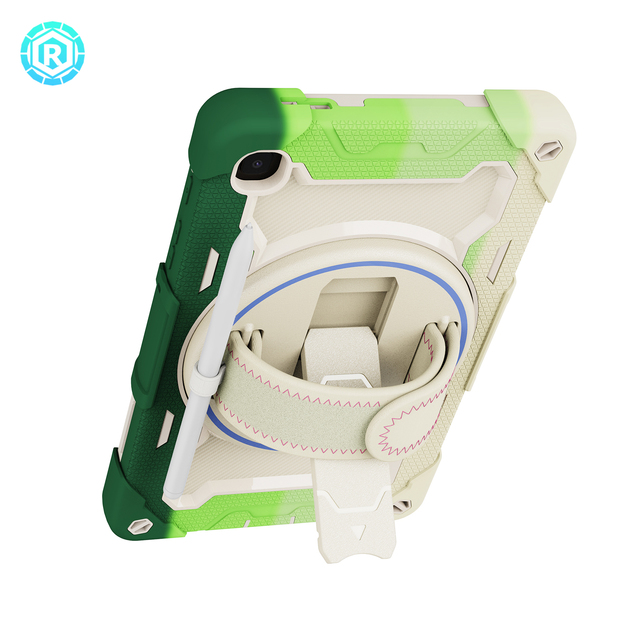 Newest Durable Silicone PC Kids Tablet Covers Cases Hands Strap Shockproof for Samsung Galaxy Tab A7 Lite 8.7inch T220