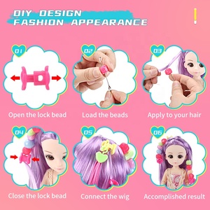 Ensemble de jouets pour filles, tresse de cheveux, beauté, Style de cheveux, design de bricolage, coiffures et accessoires - Product Image 3