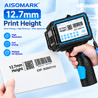 Imprimante jet d'encre portable AISOMARK pour la date d'expiration, machine de codage par lots, imprimante jet d'encre portable