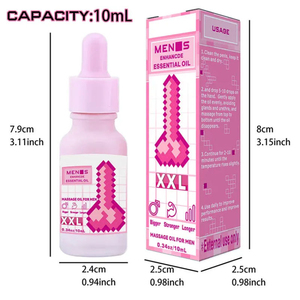 น้ำมันขยายขนาดอวัยวะเพศชาย XXL สารสกัดจากพืช น้ำมันนวด 10 มล. ขยายขนาดอวัยวะเพศชาย เพิ่มขนาดสำหรับการดูแลจุดซ่อนเร้น - Product Image 3