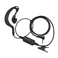 Écouteur intra-auriculaire ergonomique souple BAOFENG AT1 avec câble micro pour talkie-walkie réseau public, accessoire radio bidirectionnelle