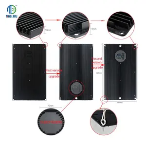 定制预钻孔无源发光二极管生长灯板散热器300w 500w大水冷随机存取存储器m2固态硬盘发光二极管铝散热器