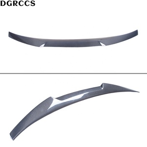 For A3 S3 RS3 8V Limousine Sedan M4 Style Carbon Fiber Rear Spoiler Trunk Wing 2013-2020 Carbon Fiber - Product Image 2