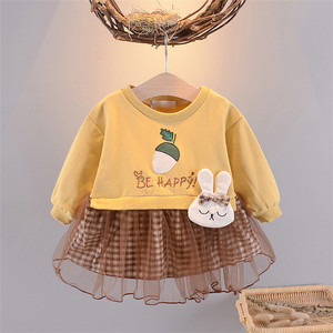 Vestido de conejito tutú de cumpleaños bordado a mano para niña de moda para niños en Pakistán de bebé de 2 años - Product Image 1