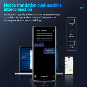 VORMOR A50 Smart Al Traducción DE FOTOS Árabe <span class=keywords><strong>Coreano</strong></span> Japonés Español Francés Inglés Multi-idioma Dispositivo de traductores de voz - Product Image 2