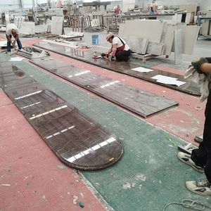 Goldtop STONE ODM OEM Polished Gray Coffee Mousse <b>Marble</b> Big Slabs Waterproof Modern for Hotels and Villas - Product Image 6