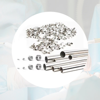 Bague en platine iridium personnalisée pour composants de dispositifs médicaux d'ablation par radiofréquence de cathéters d'électrophysiologie
