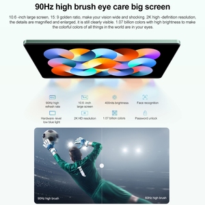 Ne prend pas en charge Google Play, Xiaomi Redmi Pad 10,6 pouces, 4 Go + 128 Go, <span class=keywords><strong>MIUI</strong></span> Pad <span class=keywords><strong>13</strong></span> OS, MediaTek Helio G99 Octa Core - Product Image 4