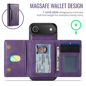 LeYi <span class=keywords><strong>Custodia</strong></span> 2 in 1 in Pelle PU per <span class=keywords><strong>iPhone</strong></span> 15 16 17 Pro Max, Cover Lusso Business con <span class=keywords><strong>Portafoglio</strong></span> Magnetico Rimovibile - Product Image 5
