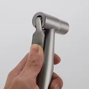 Hotel <strong>Bathroom</strong> Accessory Energy Saving Brushed Stainless Steel Wall Mounted <strong>Bidet</strong> <strong>Sprayer</strong> Flow Control Featuring <strong>Toilet</strong> Shattaf - Product Image 4